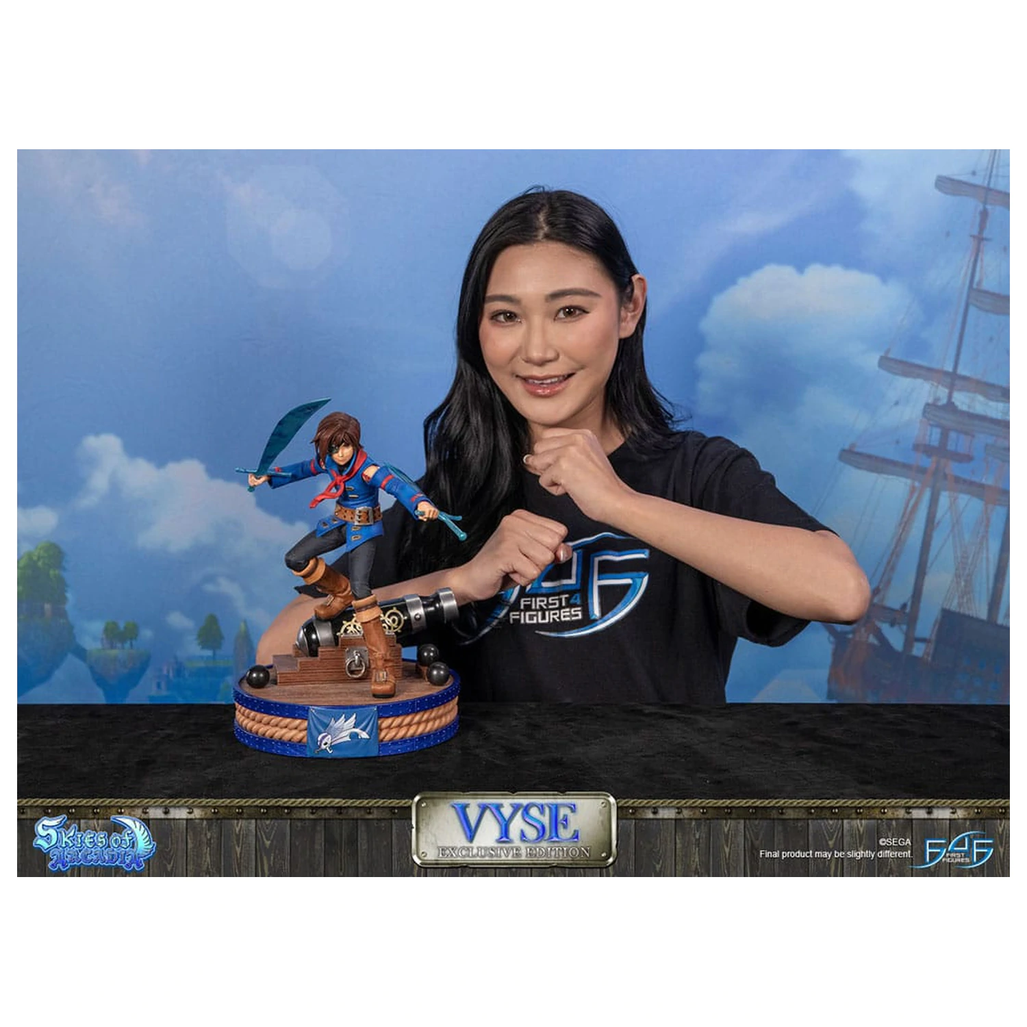 Skies of Arcadia kip Vyse Exclusive Edition 31 cm fotografija izdelka