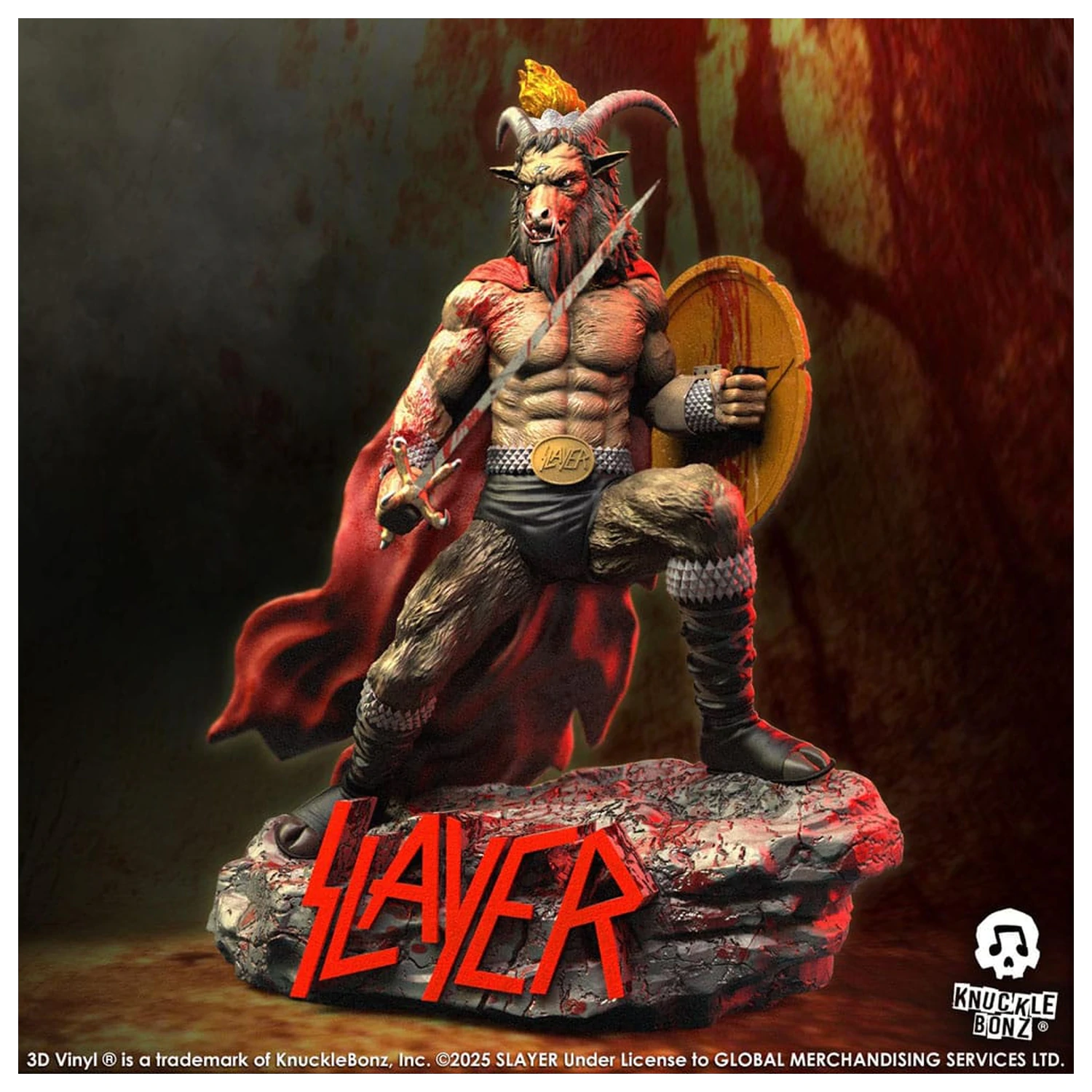 Slayer 3D vinilna statua Show No Mercy Minotaur 22 cm fotografija izdelka