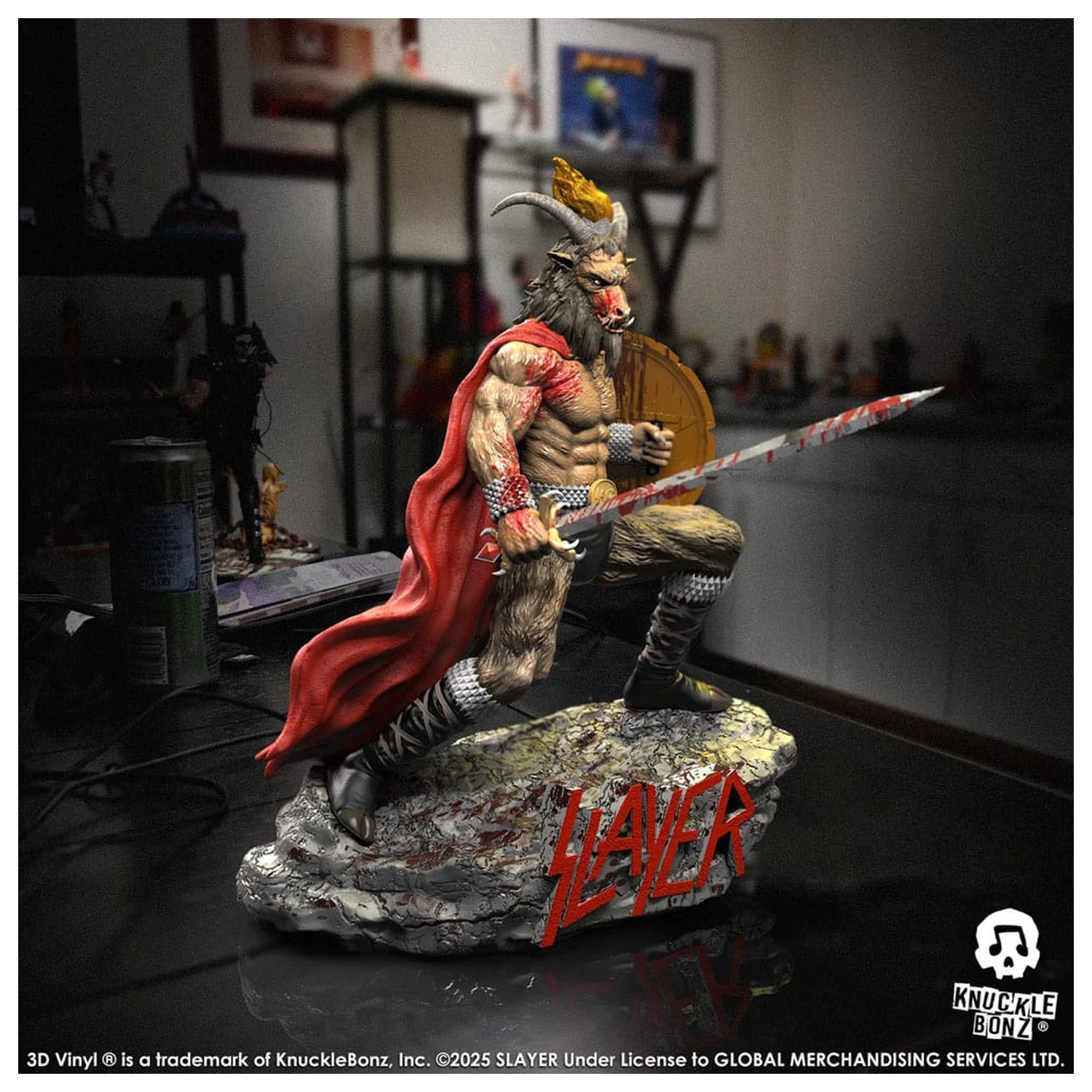 Slayer 3D vinilna statua Show No Mercy Minotaur 22 cm fotografija izdelka