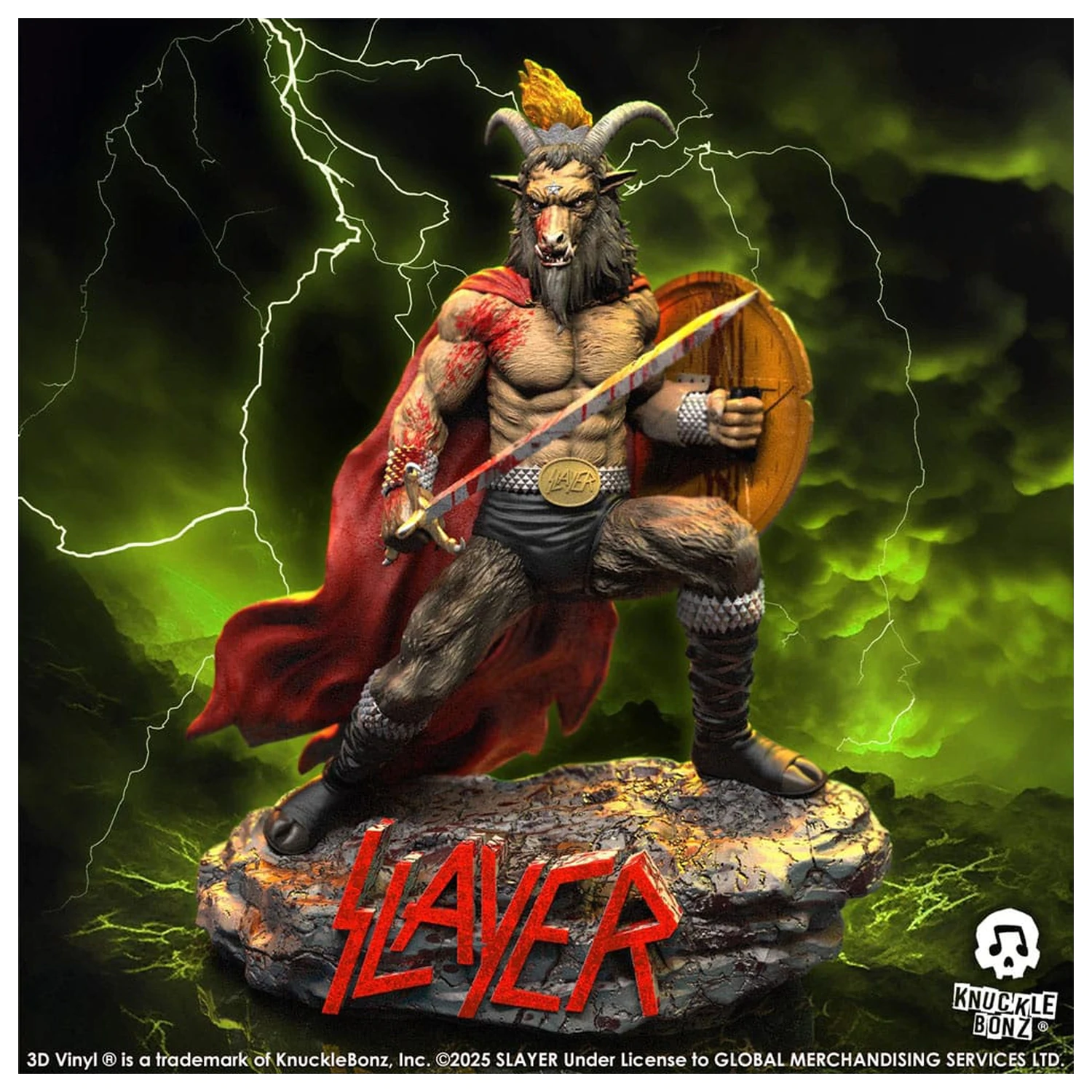 Slayer 3D vinilna statua Show No Mercy Minotaur 22 cm fotografija izdelka