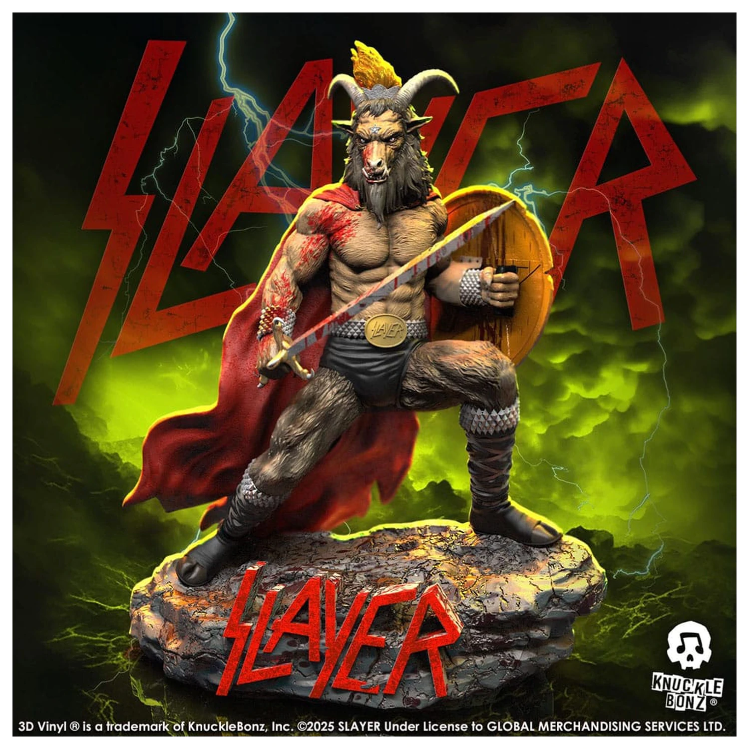 Slayer 3D vinilna statua Show No Mercy Minotaur 22 cm fotografija izdelka