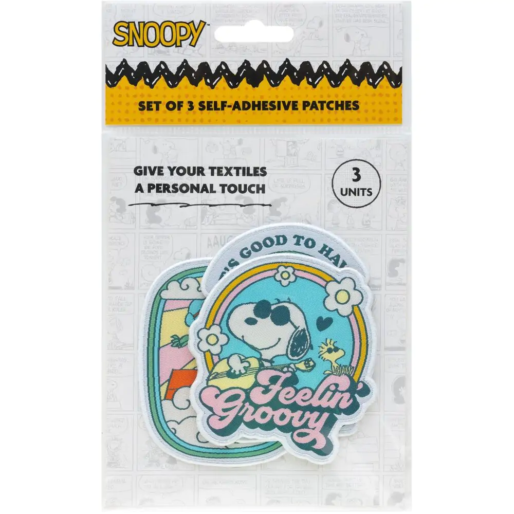 Snoopy 3-delni set našitkov fotografija izdelka