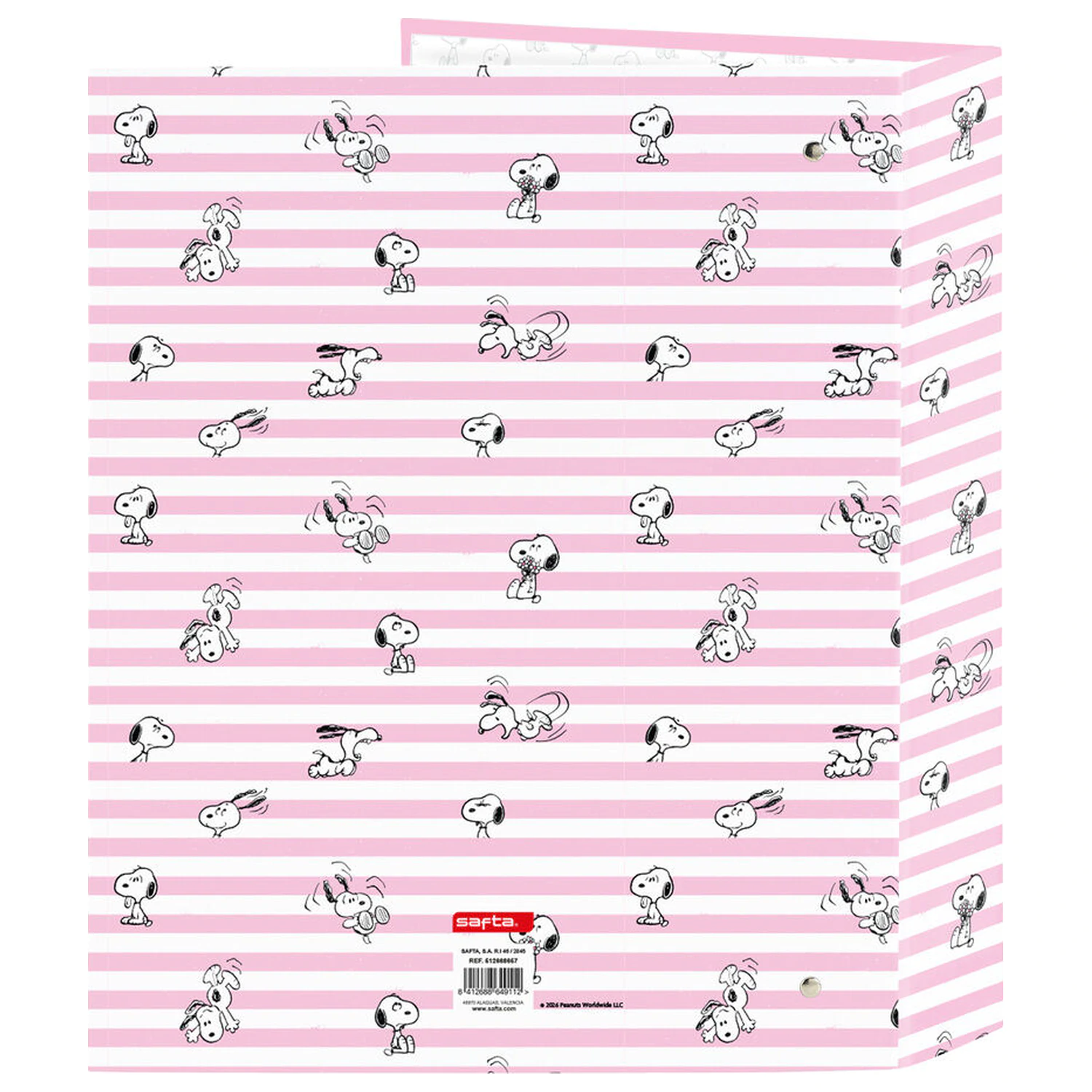 Snoopy A4 kartonski registrator s 4 obročki fotografija izdelka