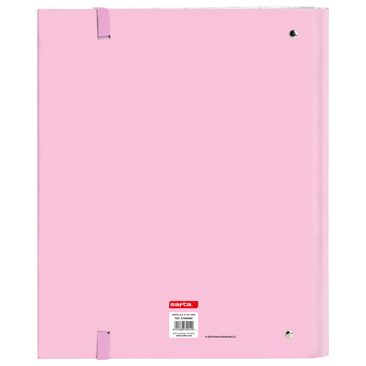 Snoopy A4 kartonski registrator s 4 obroči z listi fotografija izdelka