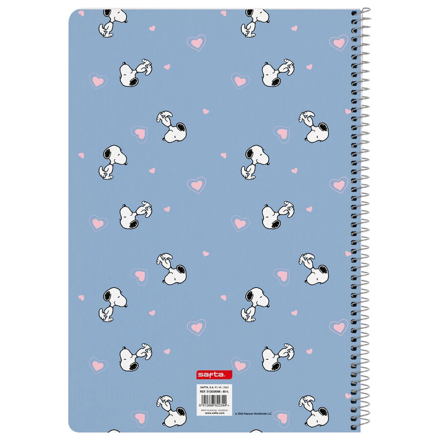 Snoopy A5 zvezek fotografija izdelka