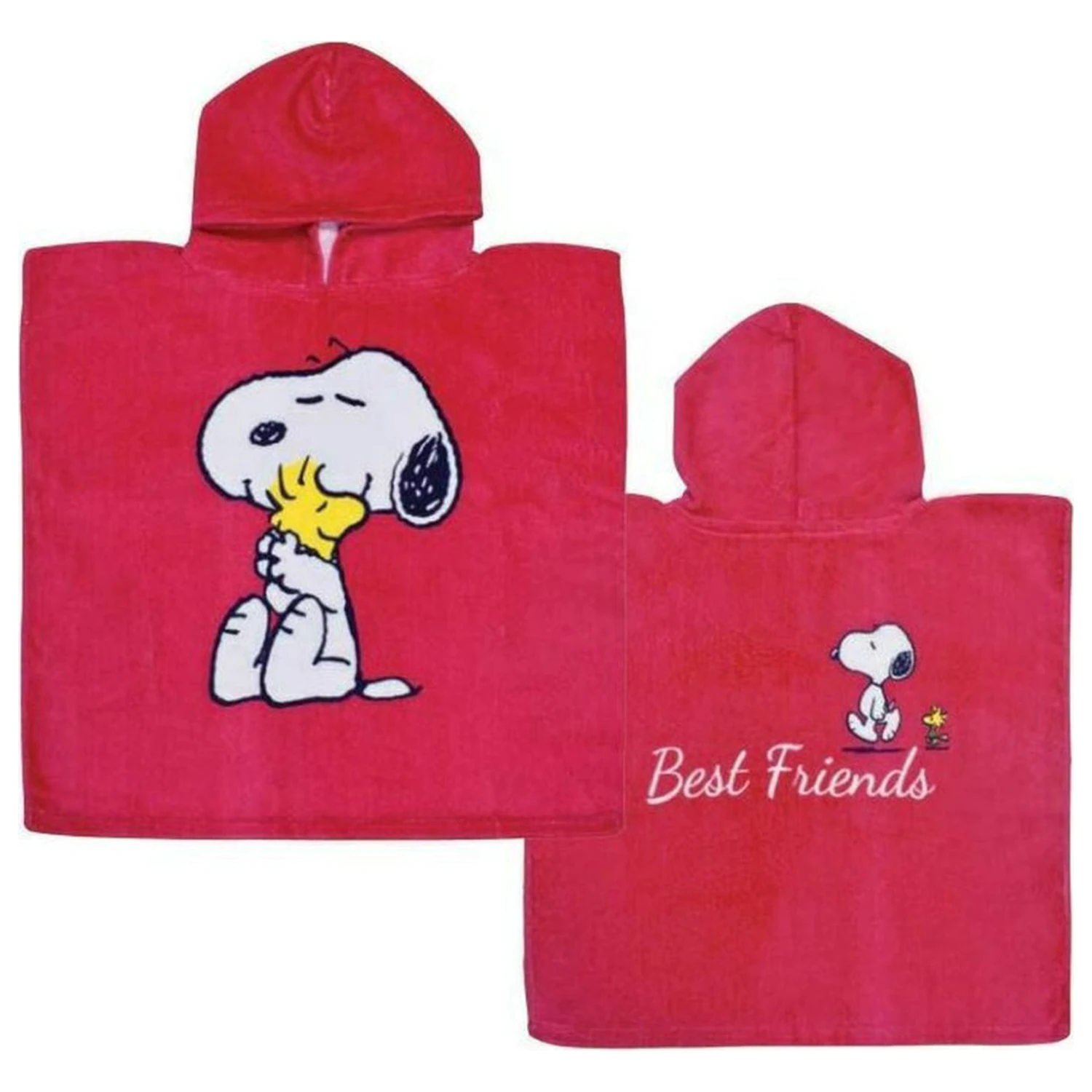 Snoopy Best Friend brisačni pončo za plažo fotografija izdelka