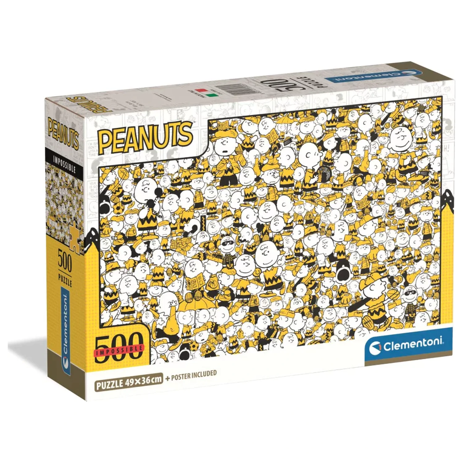 Snoopy Crowd Chaos 500 kosov kompaktna sestavljanka fotografija izdelka
