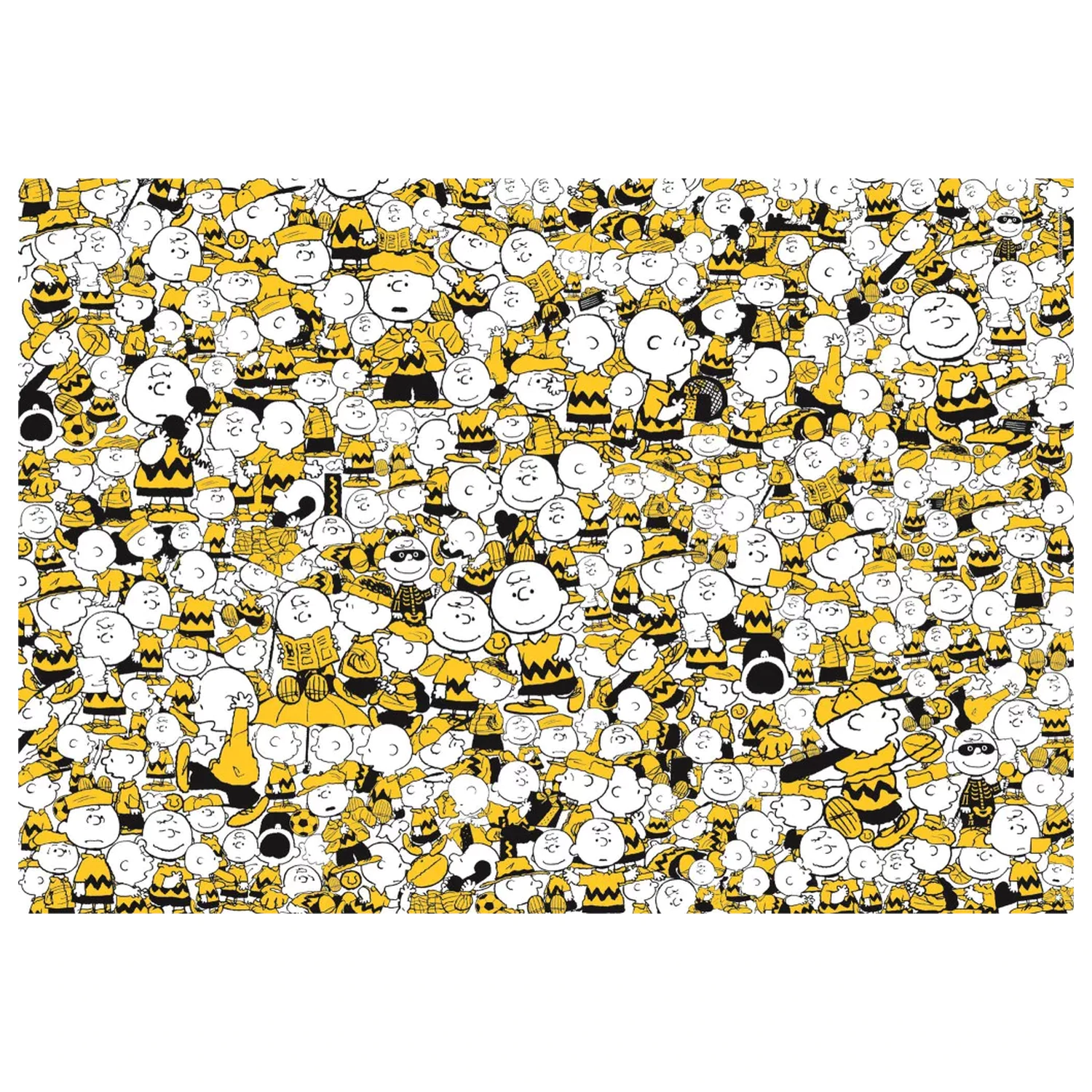 Snoopy Crowd Chaos 500 kosov kompaktna sestavljanka fotografija izdelka