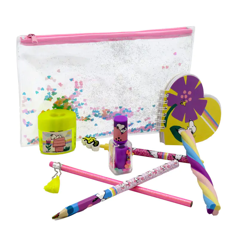 Snoopy komplet pisarniškega materiala + peresnica fotografija izdelka