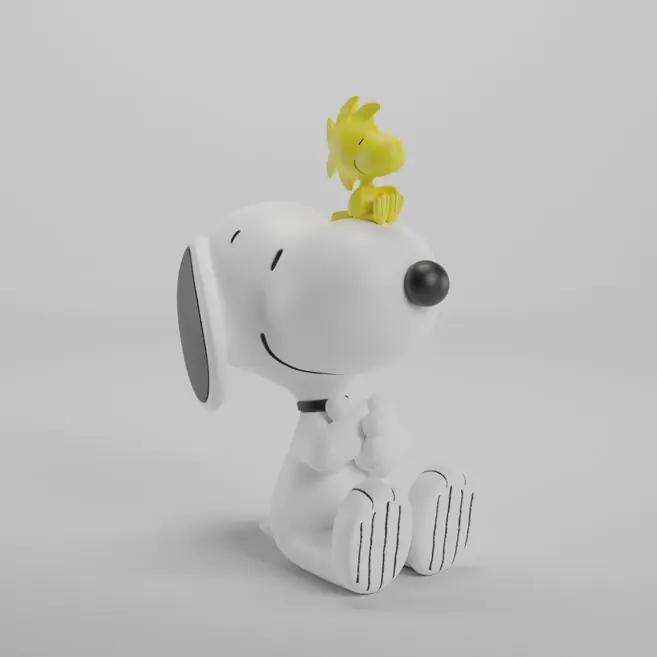 Snoopy svetilka fotografija izdelka