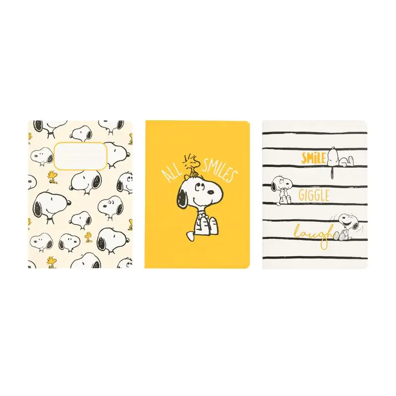 Snoopy Lazy Days paket 3 A6 zvezki fotografija izdelka