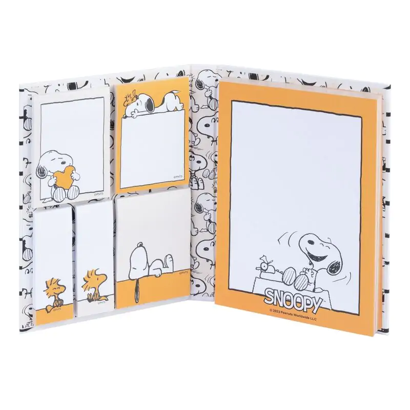 Snoopy Lazy Days Beležnica z lepljivimi listki fotografija izdelka