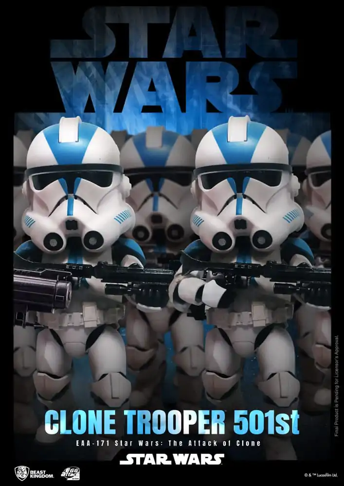 Star Wars Egg Attack Akcijska figura Clone Trooper 501st 16 cm fotografija izdelka