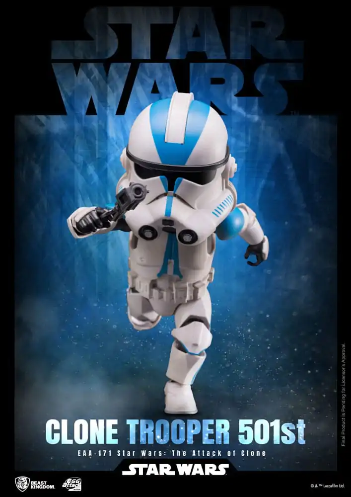 Star Wars Egg Attack Akcijska figura Clone Trooper 501st 16 cm fotografija izdelka