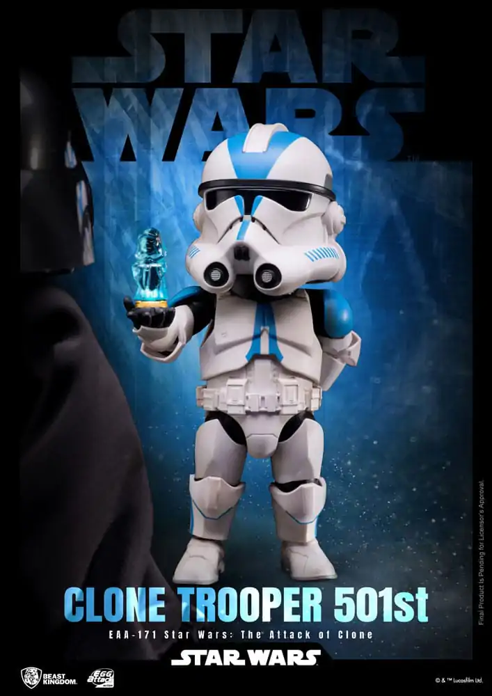 Star Wars Egg Attack Akcijska figura Clone Trooper 501st 16 cm fotografija izdelka