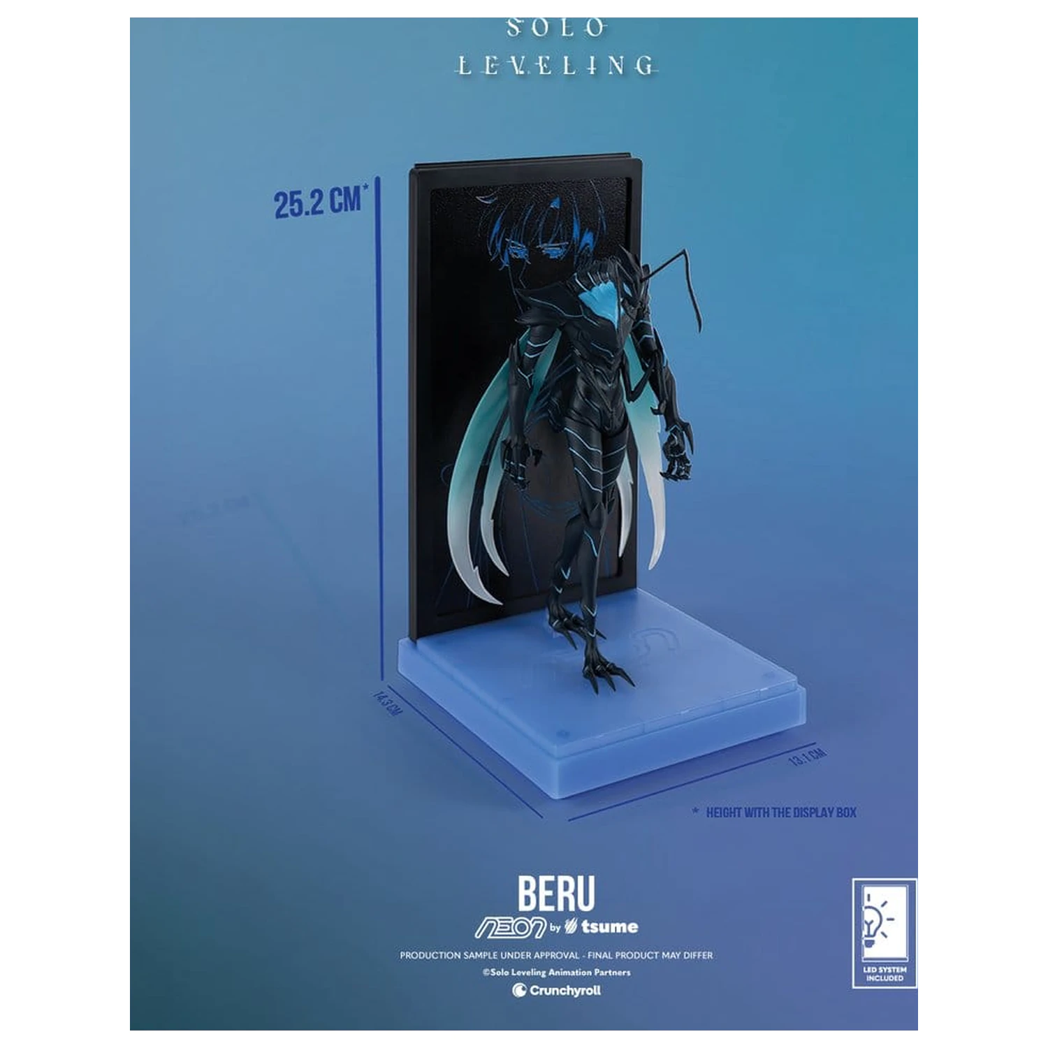 Solo Leveling Neon figura 1/9 Beru 20 cm fotografija izdelka