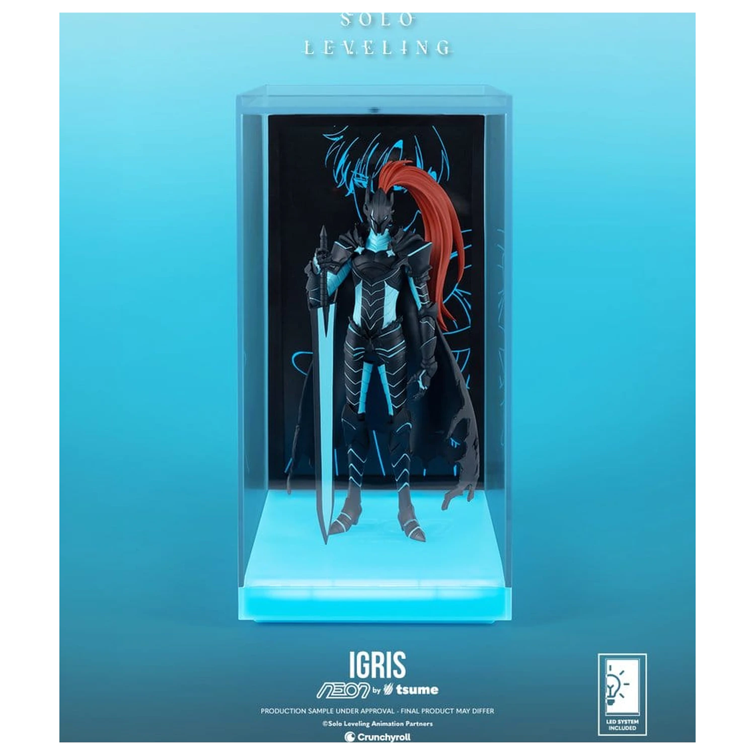 Solo Leveling Neon figura 1/9 Igris 20 cm fotografija izdelka