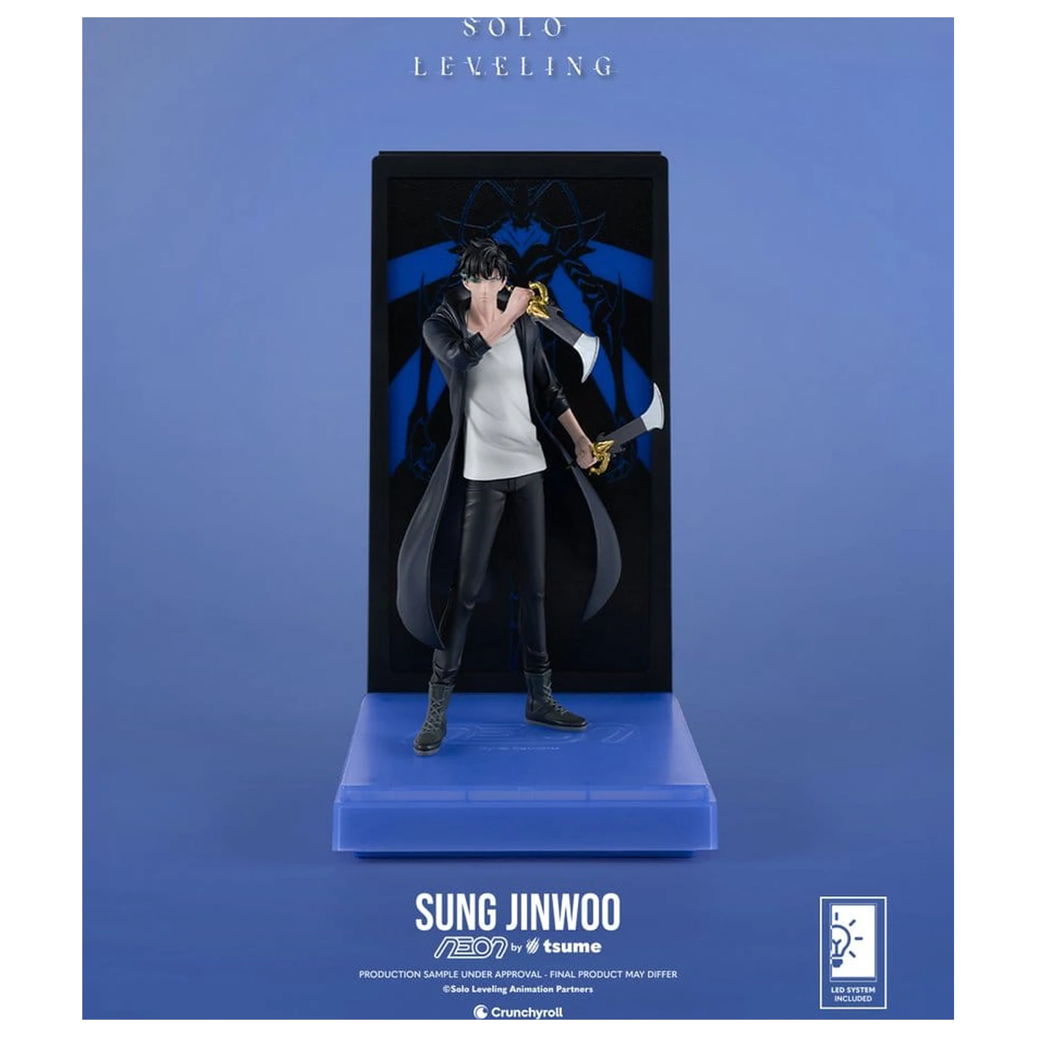 Solo Leveling Neon figura 1/9 Sung Jinwoo 20 cm fotografija izdelka