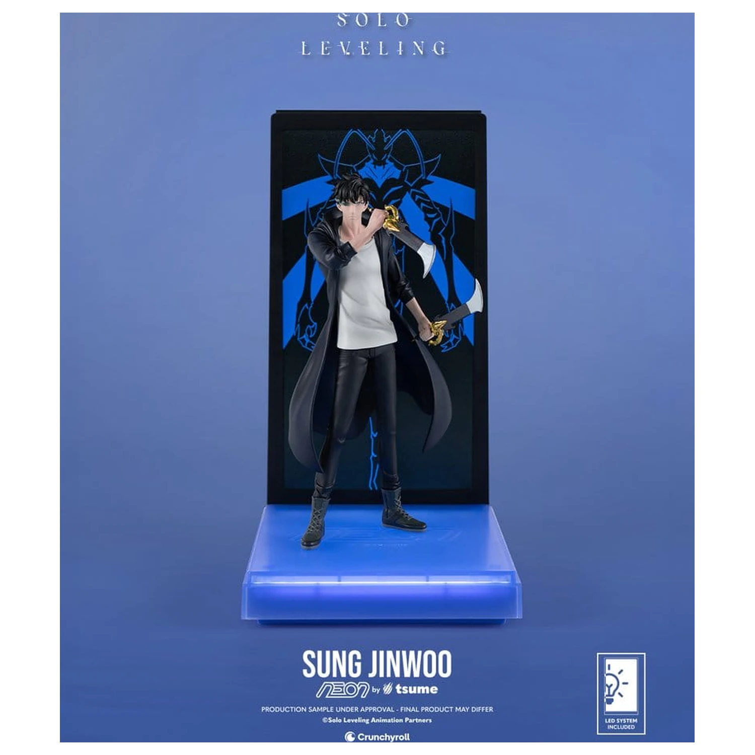 Solo Leveling Neon figura 1/9 Sung Jinwoo 20 cm fotografija izdelka