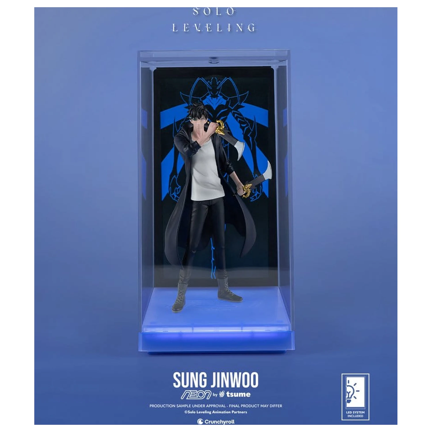 Solo Leveling Neon figura 1/9 Sung Jinwoo 20 cm fotografija izdelka