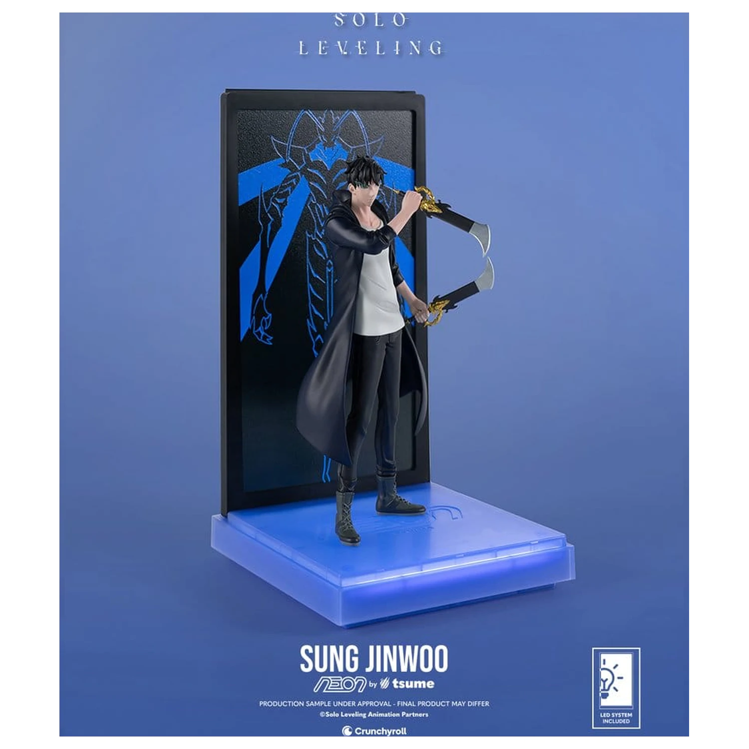 Solo Leveling Neon figura 1/9 Sung Jinwoo 20 cm fotografija izdelka