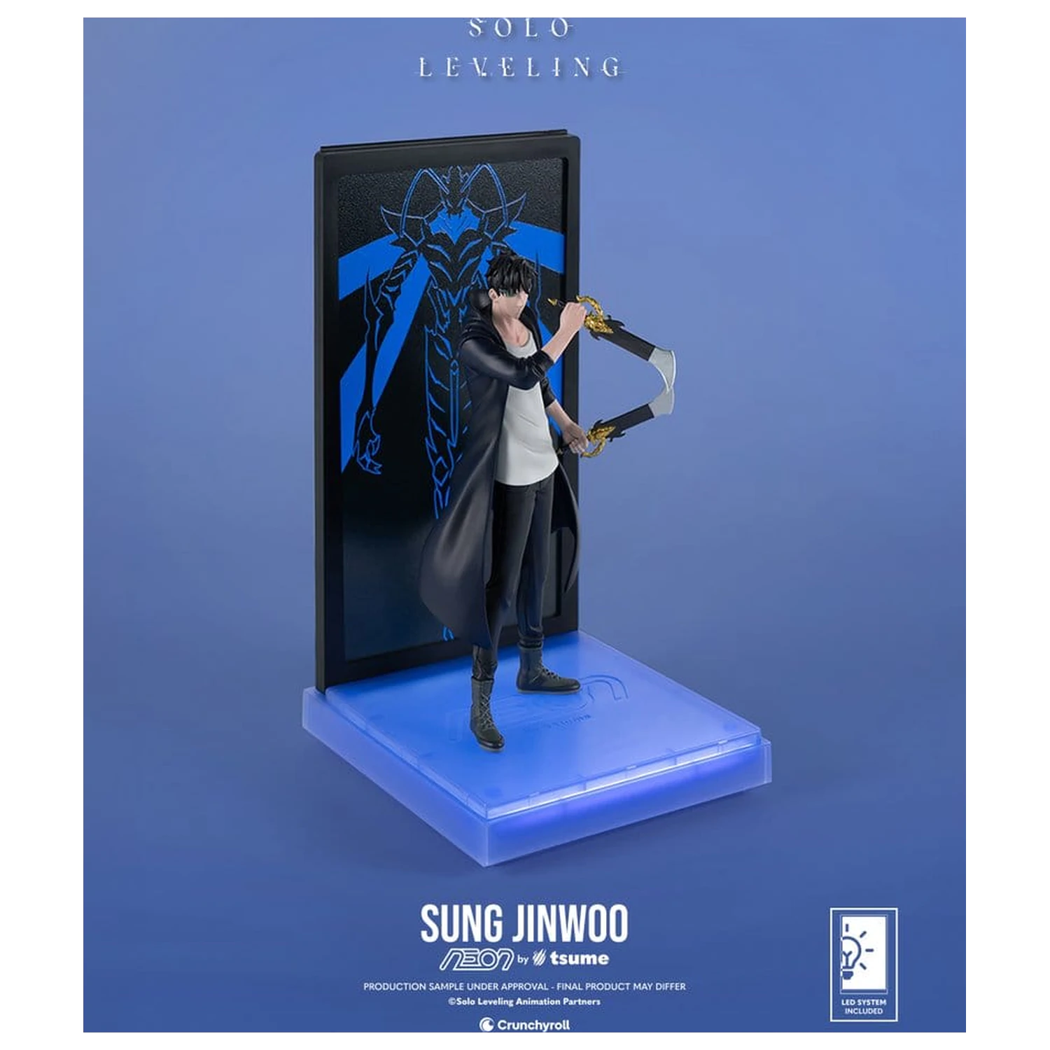 Solo Leveling Neon figura 1/9 Sung Jinwoo 20 cm fotografija izdelka