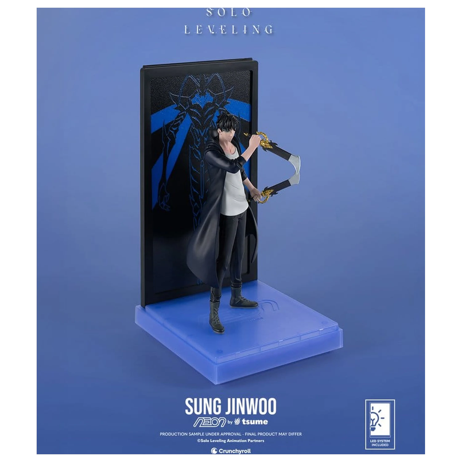 Solo Leveling Neon figura 1/9 Sung Jinwoo 20 cm fotografija izdelka