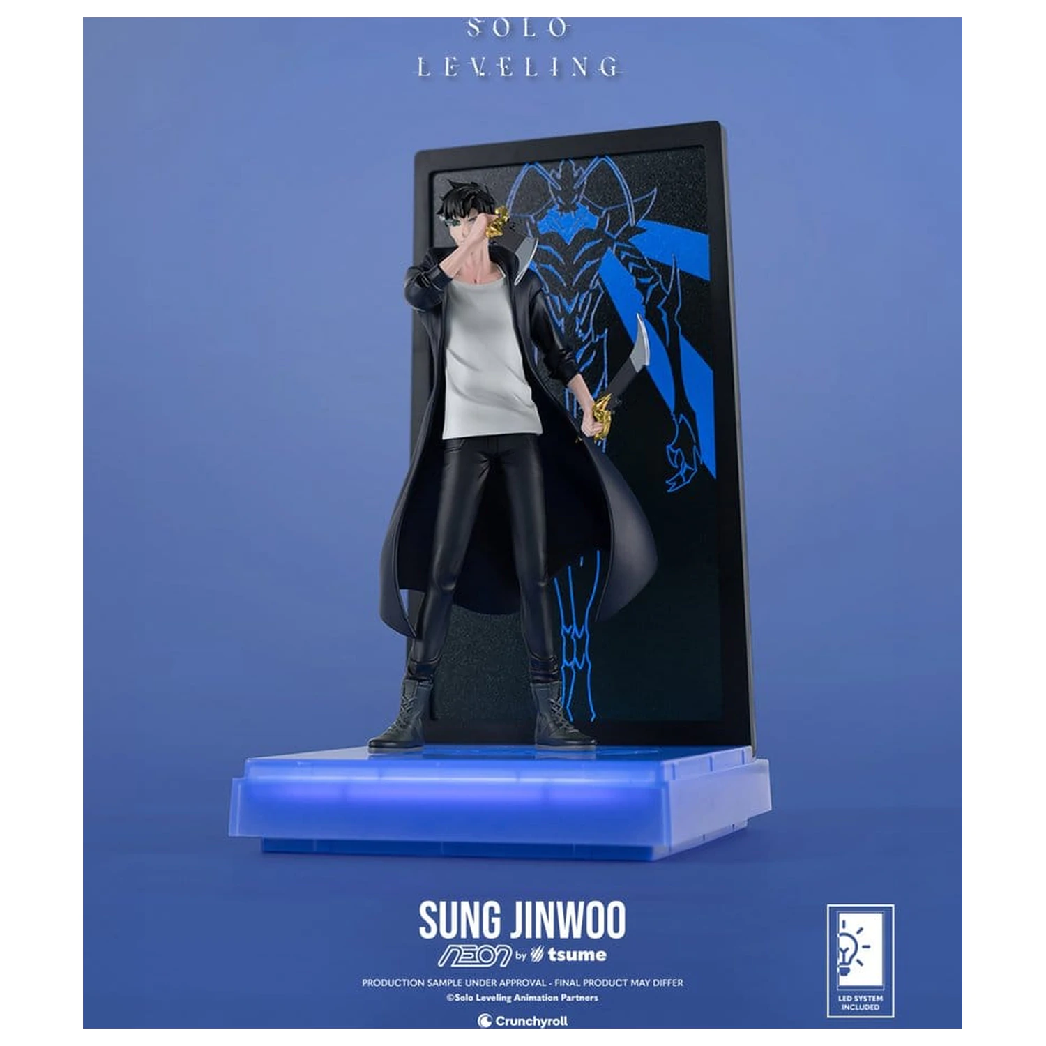 Solo Leveling Neon figura 1/9 Sung Jinwoo 20 cm fotografija izdelka