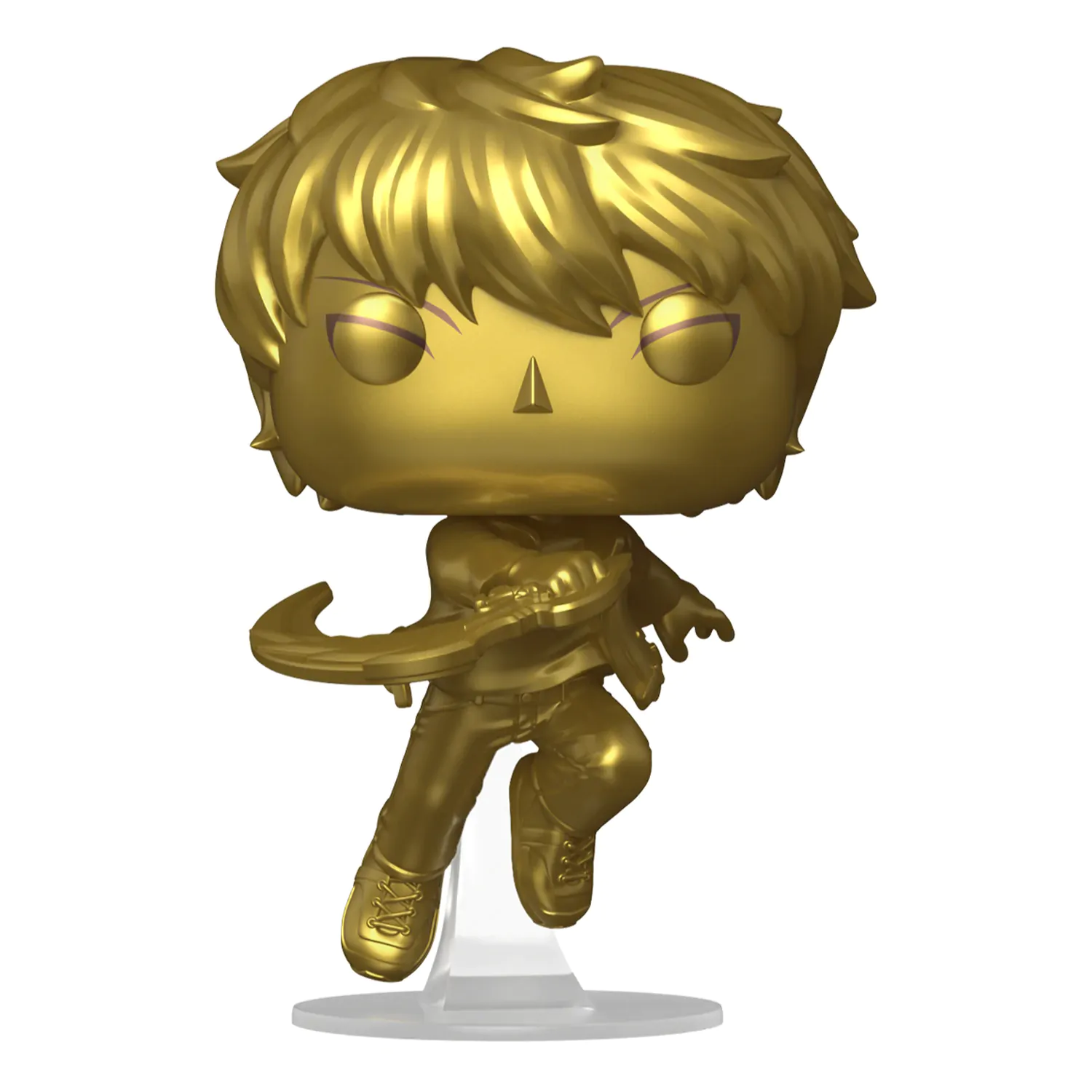 Solo Leveling Pop! Animation Vinilna Figura Sung Jinwoo (Gold) Ekskluzivna Izdaja 10 cm fotografija izdelka