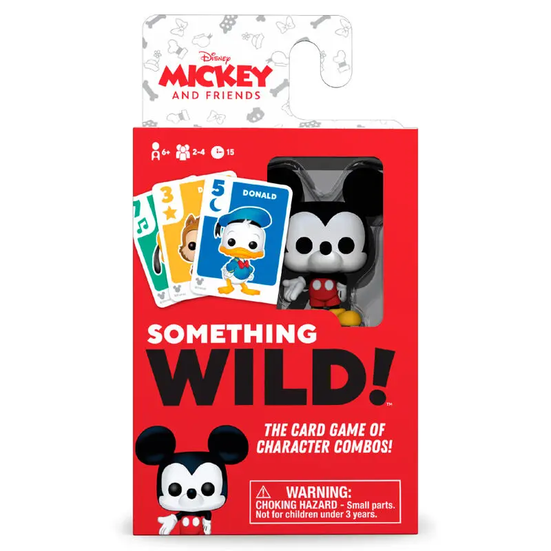 Something Wild Card Game Disney Mickey and Friends French / English kartaška igra fotografija izdelka