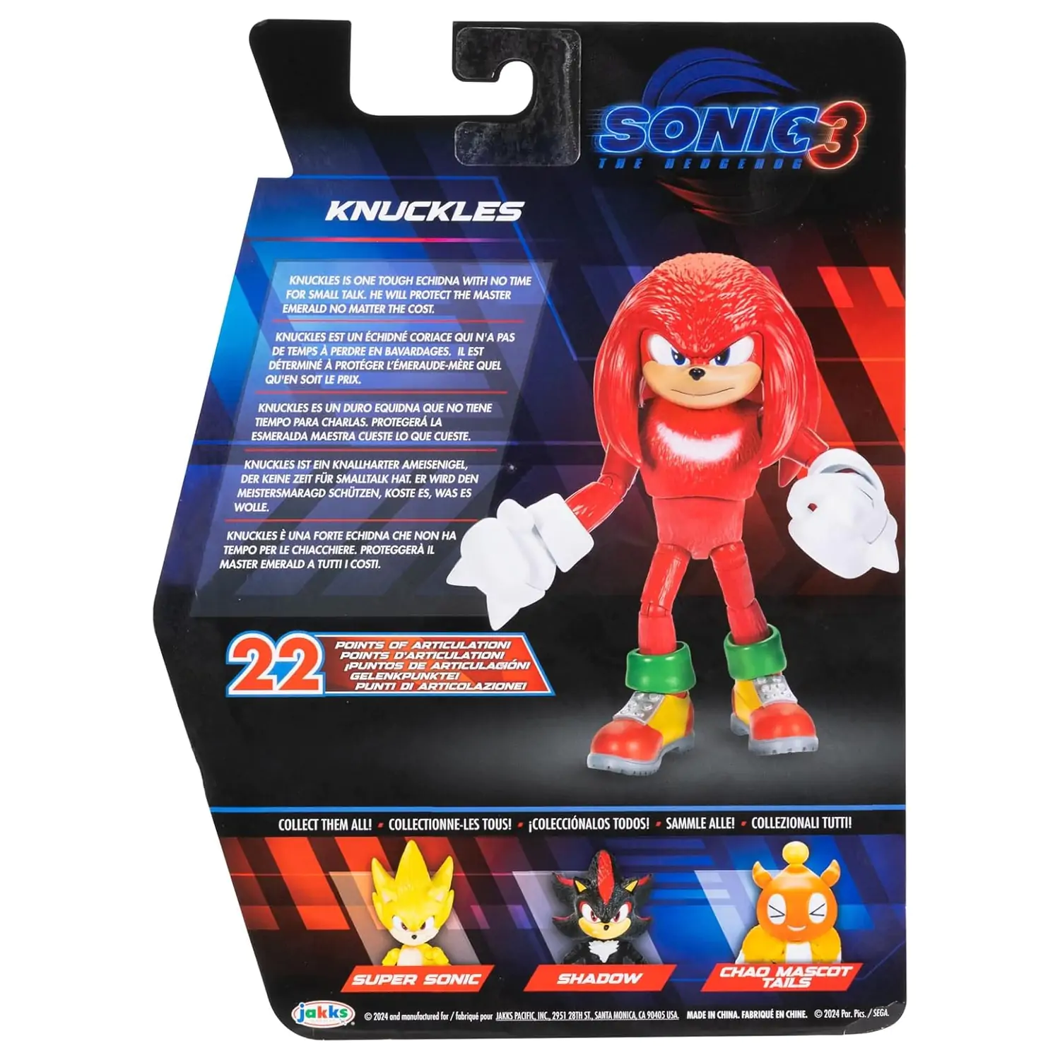 Sonic 3 figure - Knuckles fotografija izdelka