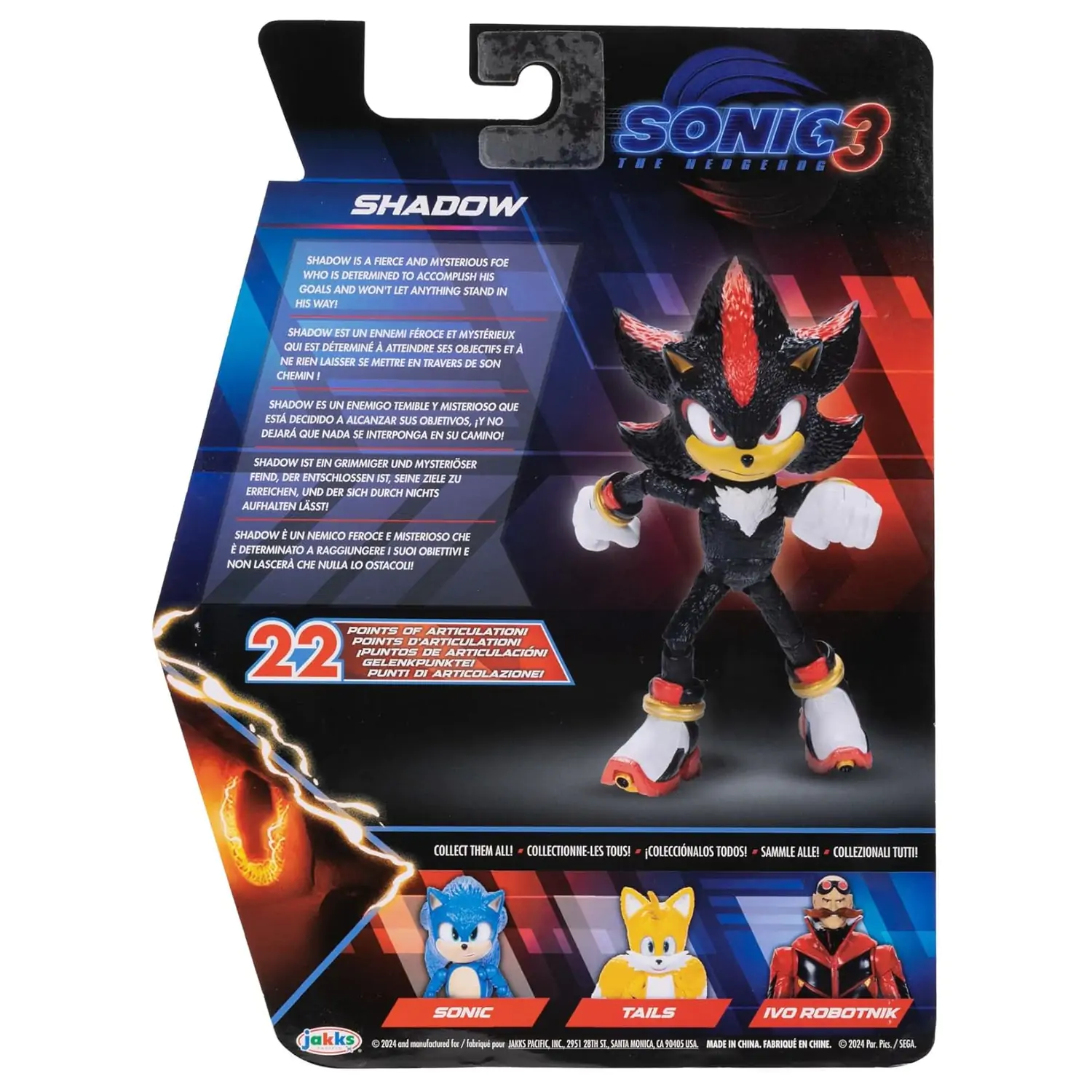 Sonic 3 figura - Shadow fotografija izdelka