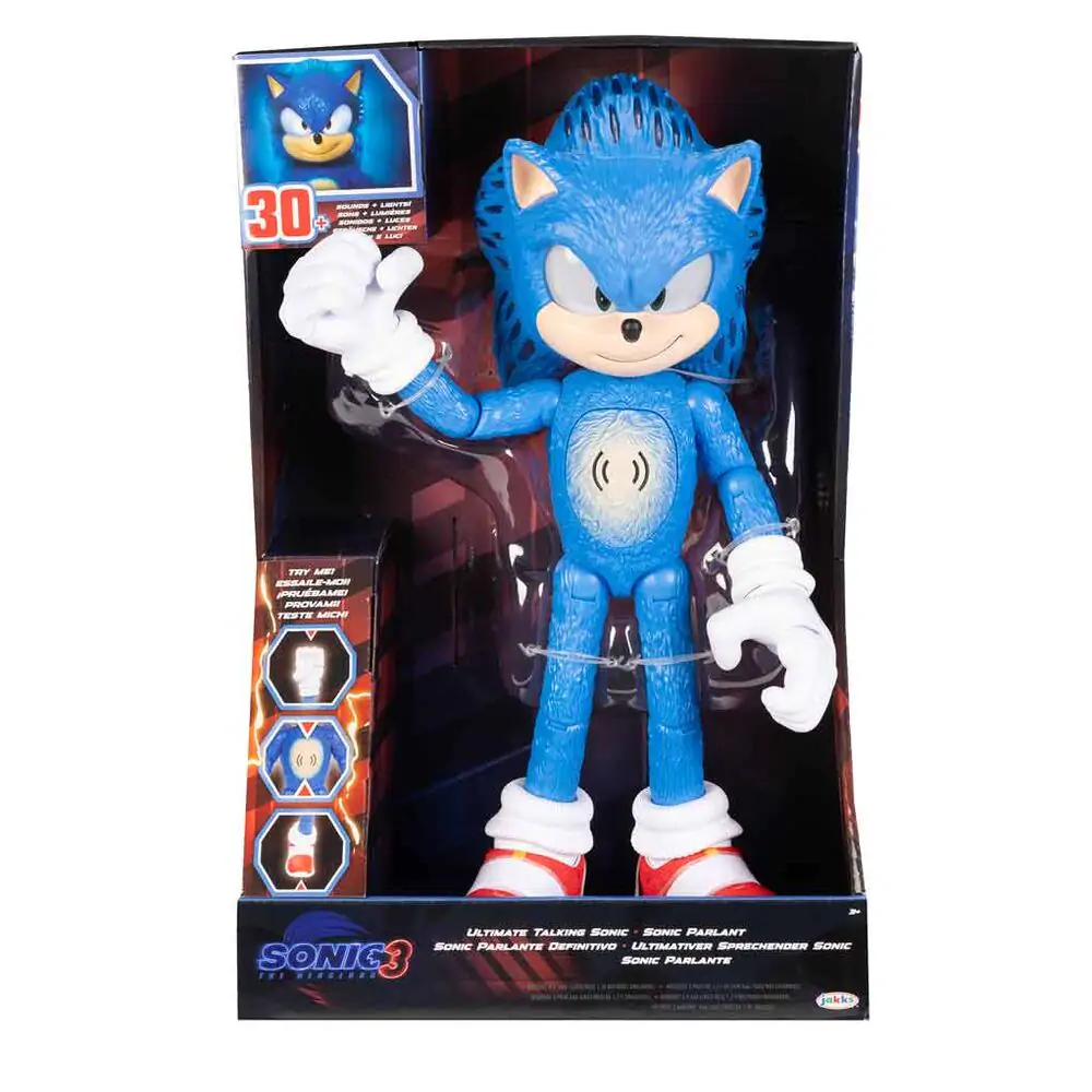 Sonic 3 The Movie interaktivna Sonic figura 35 cm fotografija izdelka