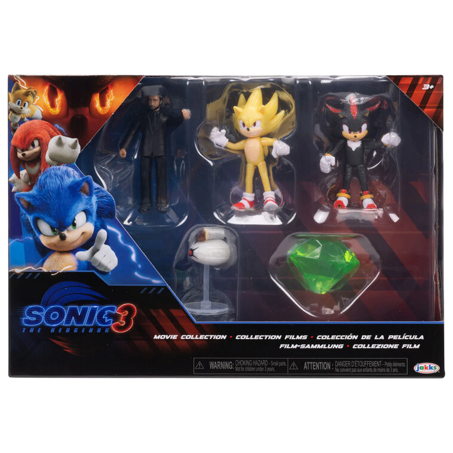 Sonic 3 val 1 paket 5 figuric 6 cm fotografija izdelka