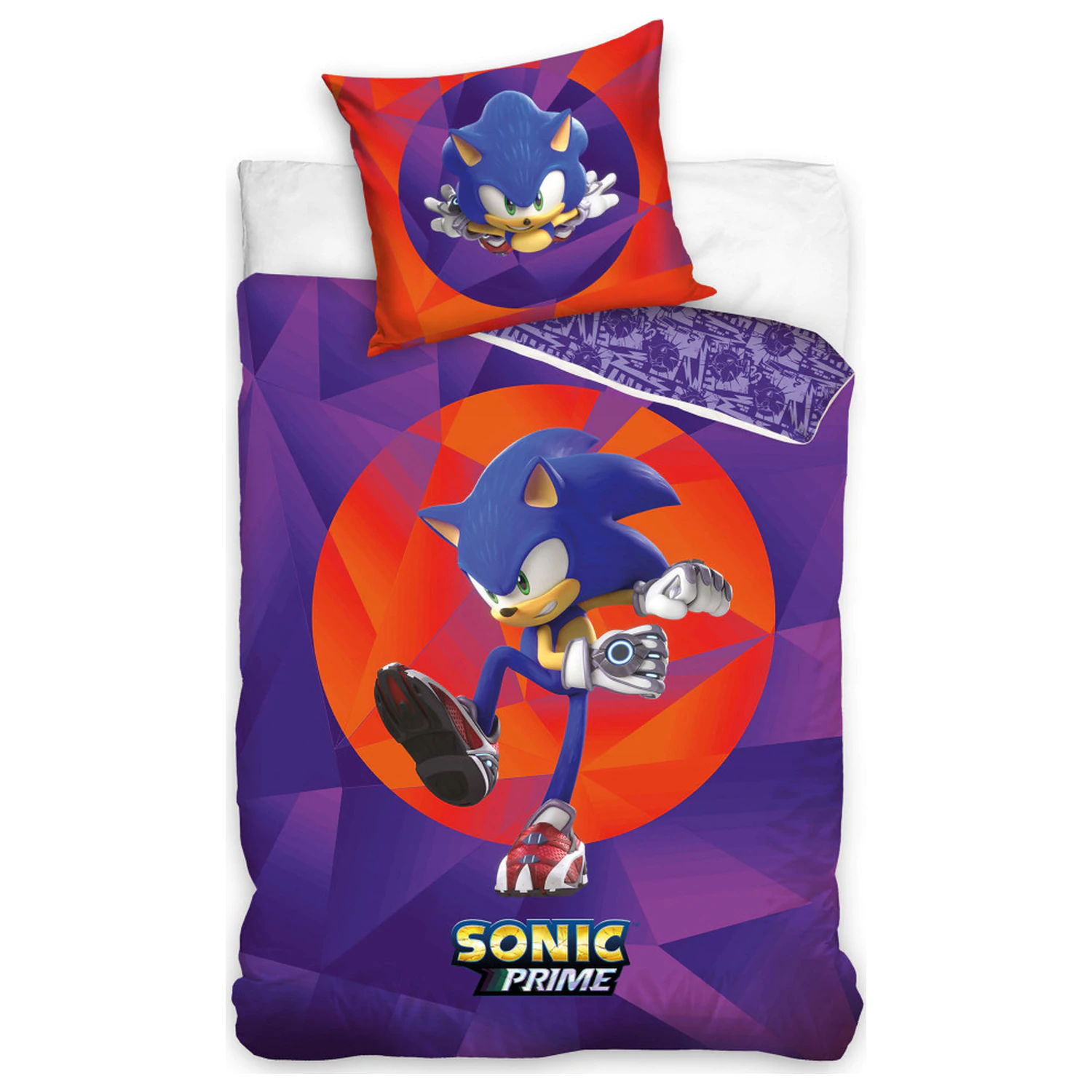 Sonic the Hedgehog vijolična prevleka za odejo fotografija izdelka