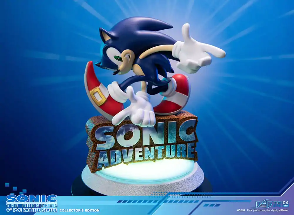 Sonic Adventure PVC Kip Sonic the Hedgehog Collector&#039;s Edition 23 cm fotografija izdelka
