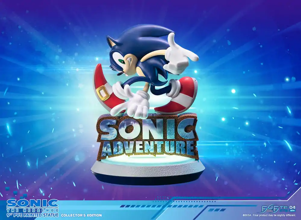 Sonic Adventure PVC Kip Sonic the Hedgehog Collector&#039;s Edition 23 cm fotografija izdelka