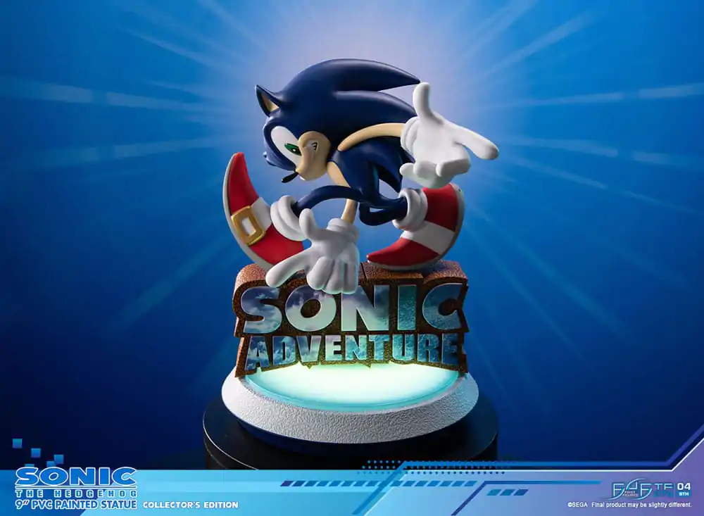 Sonic Adventure PVC Kip Sonic the Hedgehog Collector&#039;s Edition 23 cm fotografija izdelka