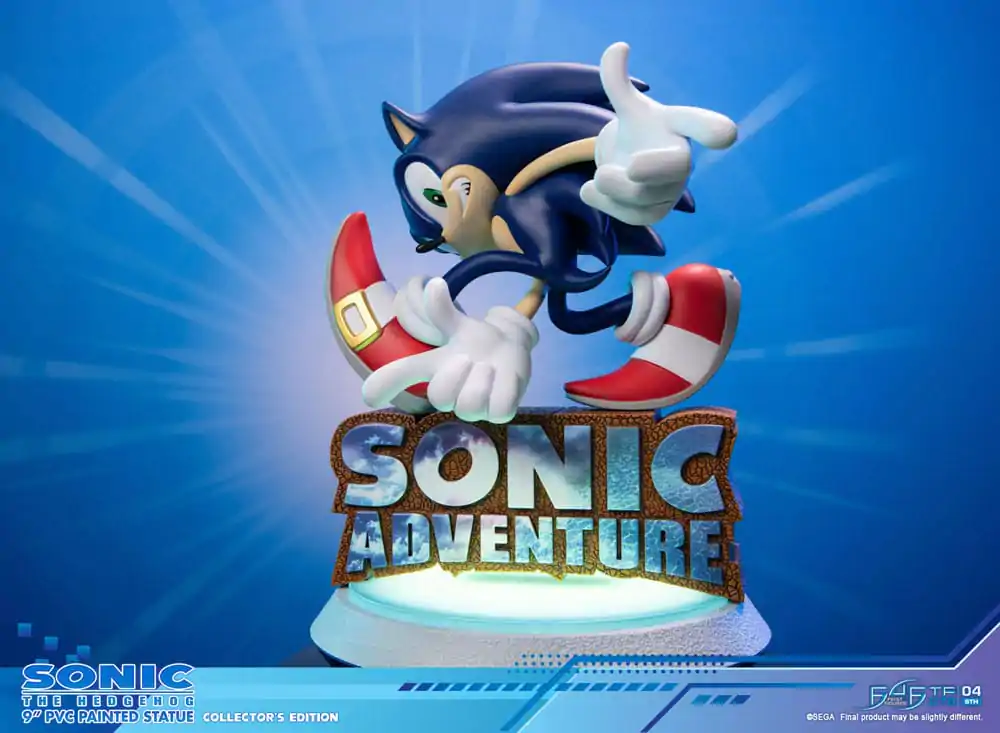 Sonic Adventure PVC Kip Sonic the Hedgehog Collector&#039;s Edition 23 cm fotografija izdelka