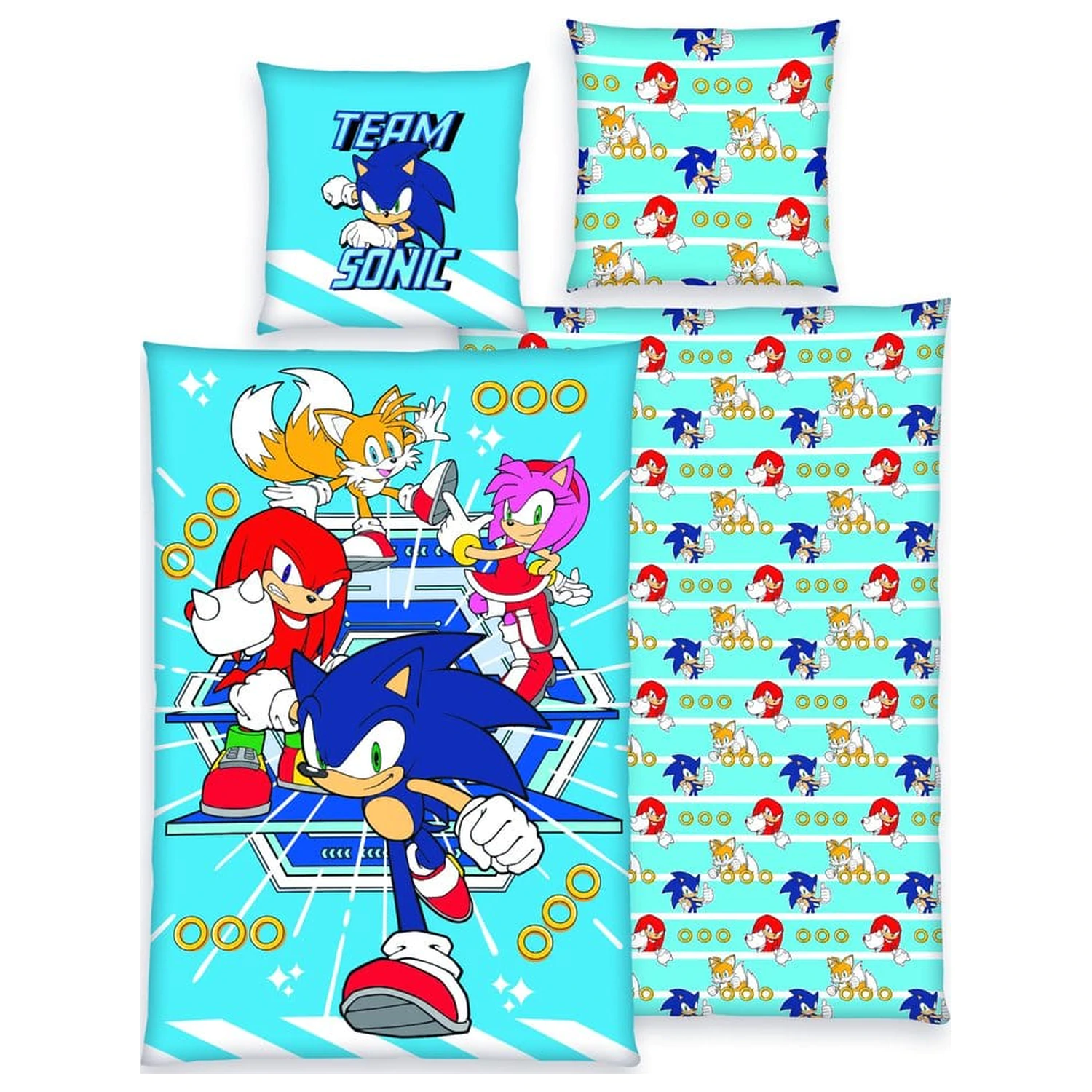 Sonic posteljnina Team Sonic 135 x 200 cm fotografija izdelka