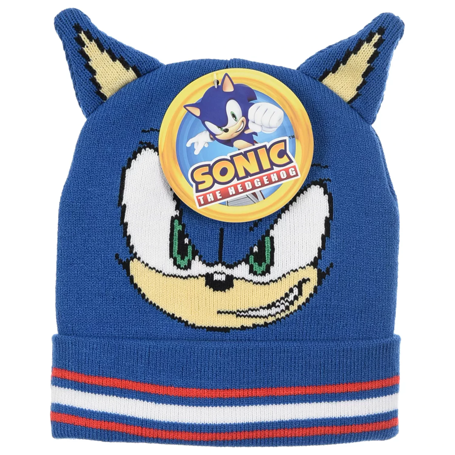 Sonic Blue Hero otroška kapa s 3D ušesi 54 cm fotografija izdelka