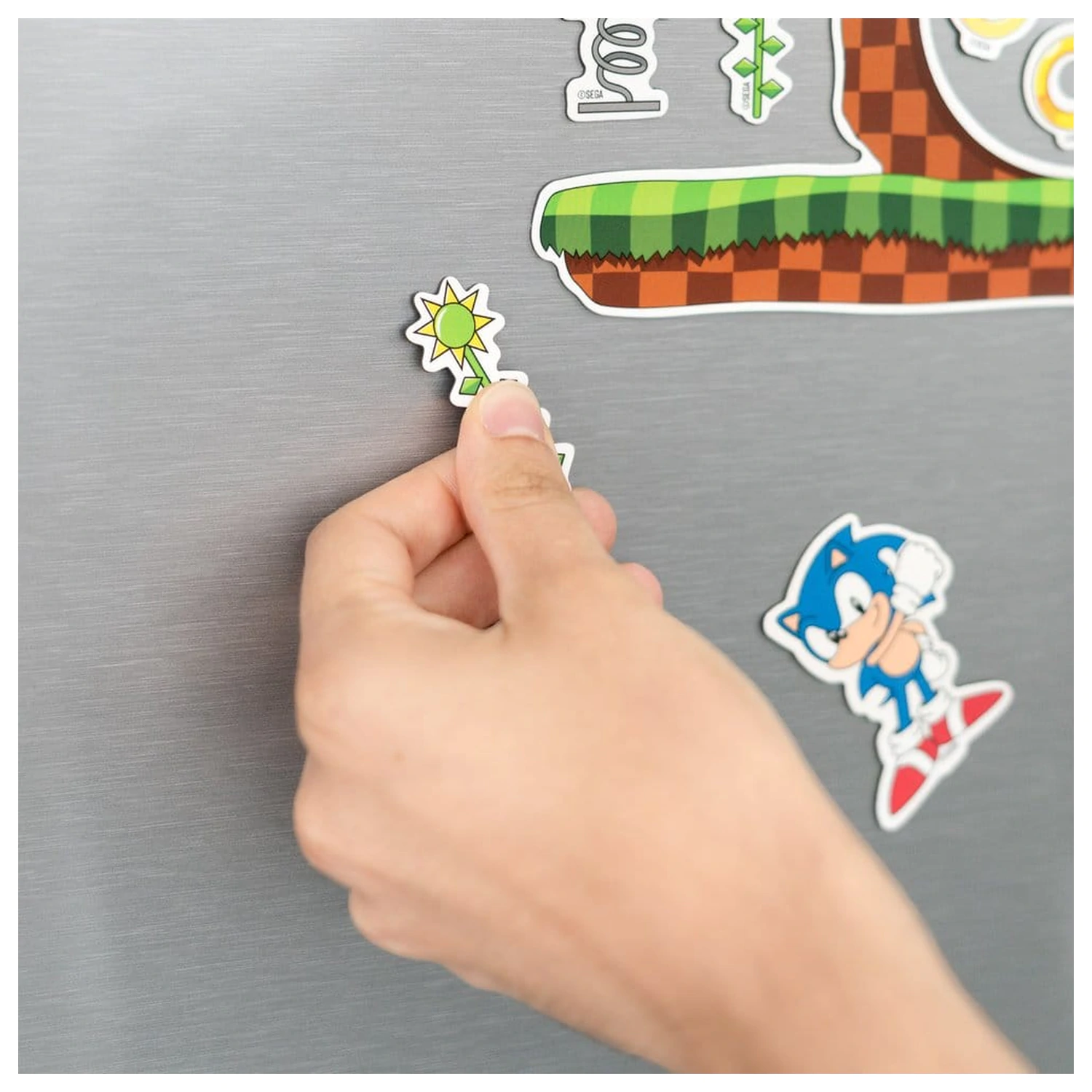 Sonic set izrezanih magnetov fotografija izdelka