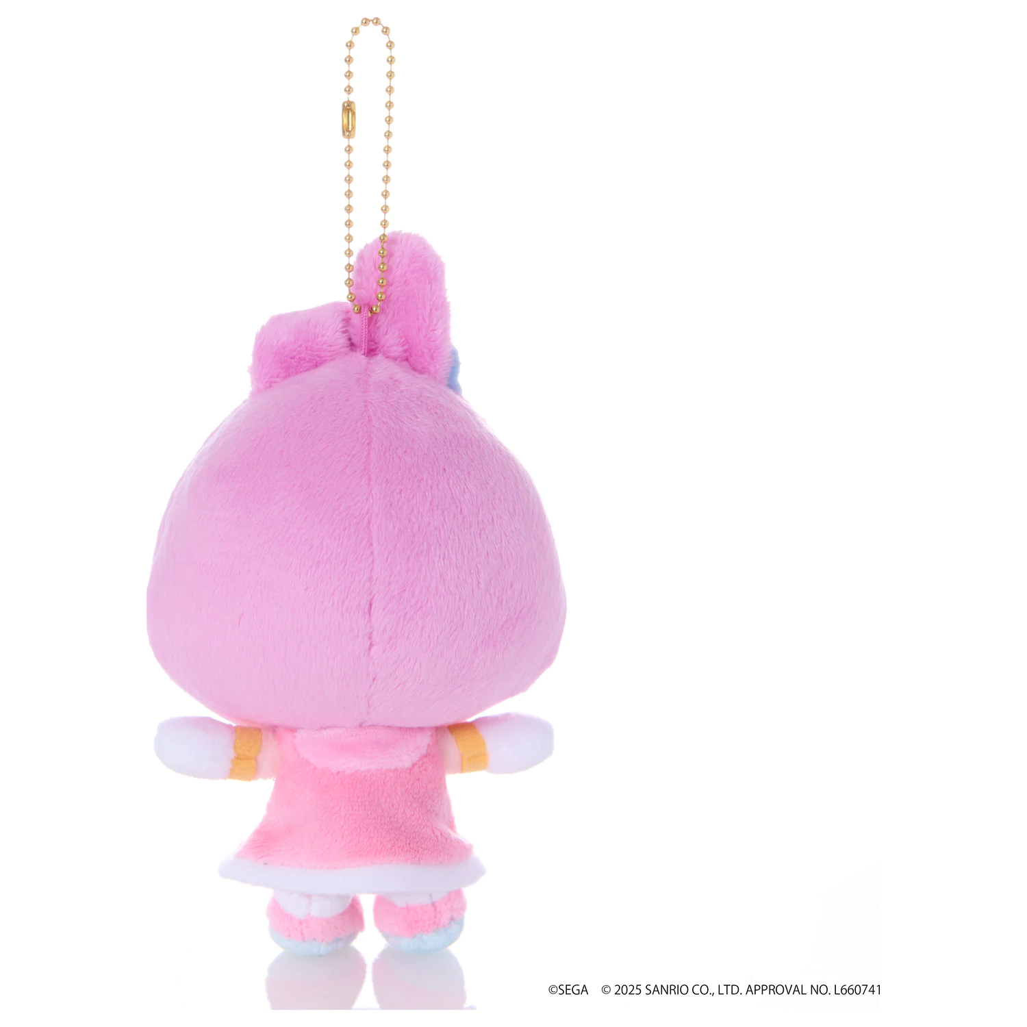 SONIC & FRIENDS x SANRIO Amy x My Melody maskota plišasta igrača 8cm fotografija izdelka