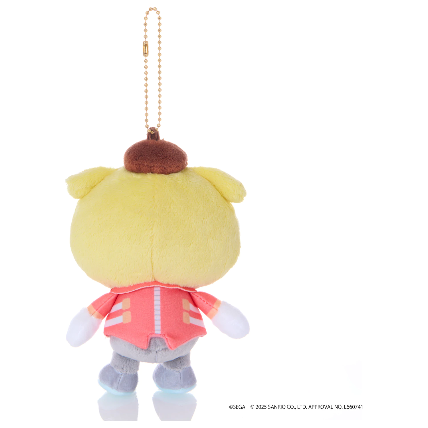 Sonic & Friends x Sanrio Dr. Eggman x P25pxompurin Maskota plišasta igrača 8 cm fotografija izdelka