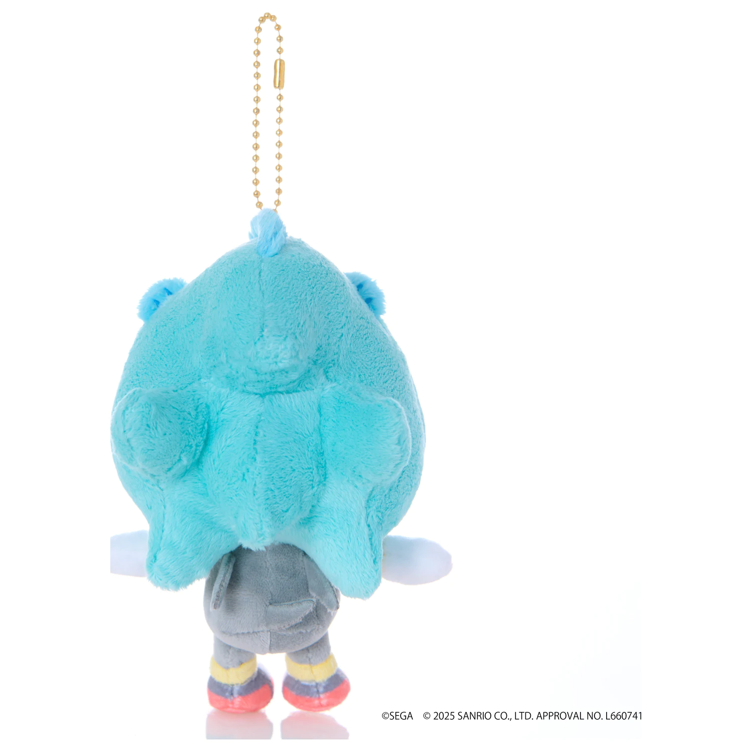 Sonic & Friends X Sanrio Shadow X Hangyodon Maskota Plišasta Igrača 8 cm fotografija izdelka