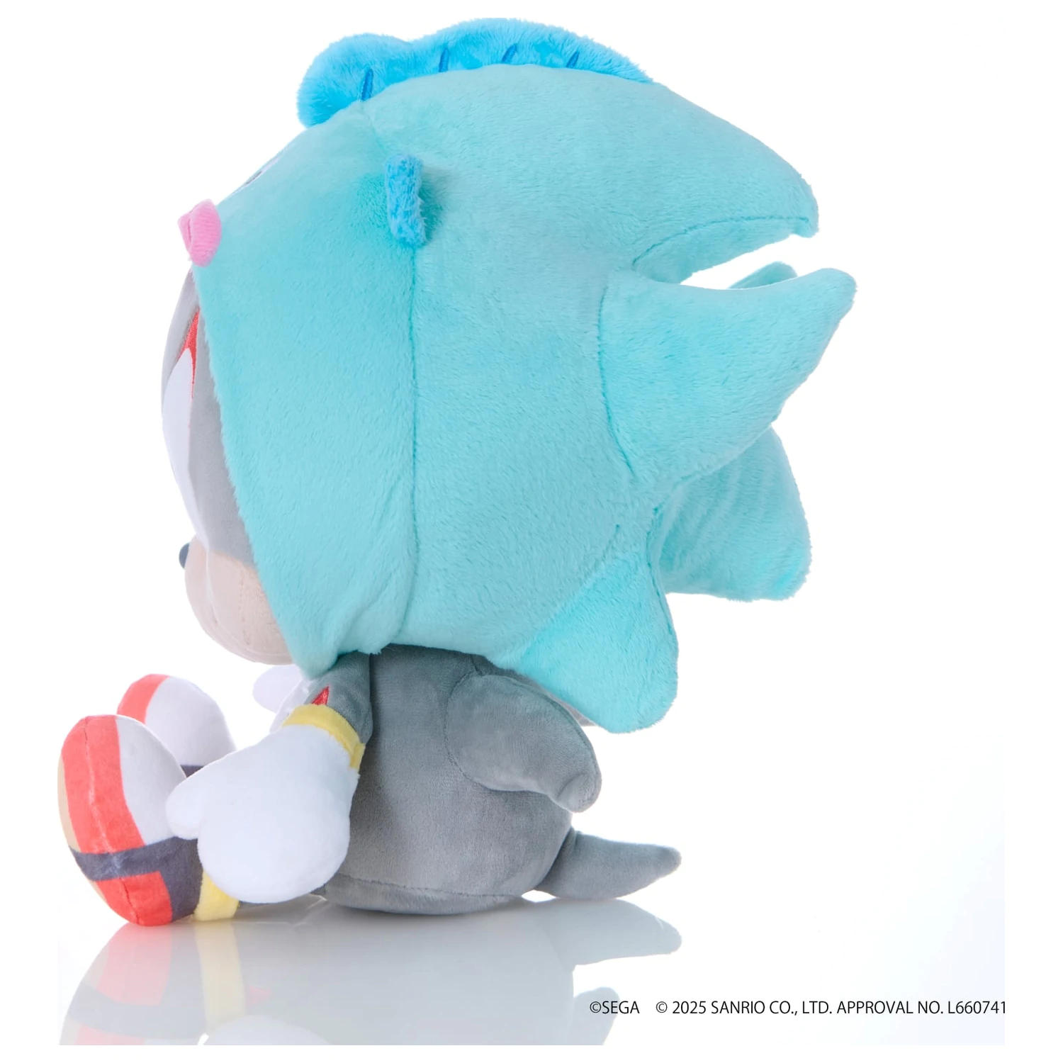Sonic & Friends x Sanrio Shadow x Hangyodon plišasta igrača 24cm fotografija izdelka