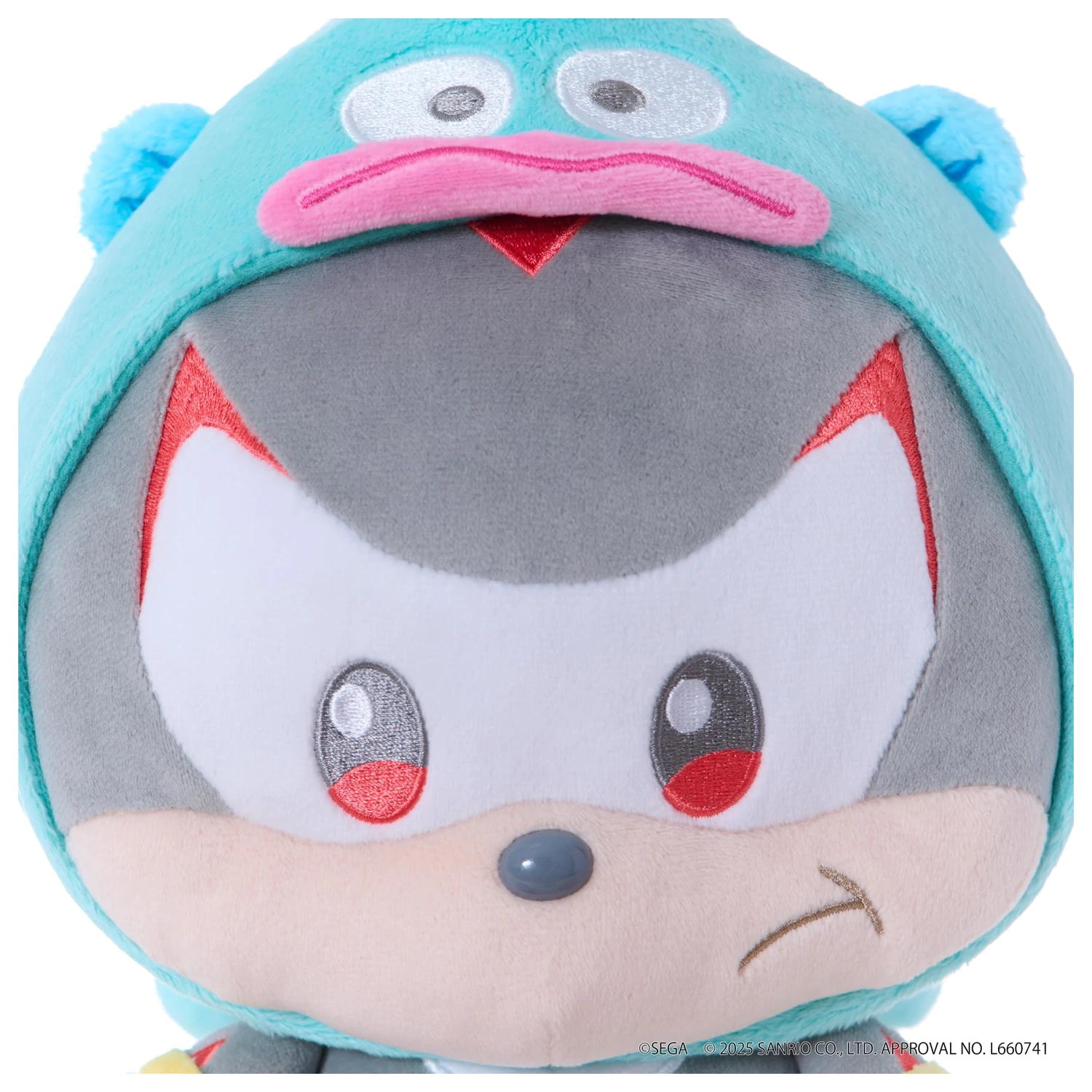 Sonic & Friends x Sanrio Shadow x Hangyodon plišasta igrača 24cm fotografija izdelka