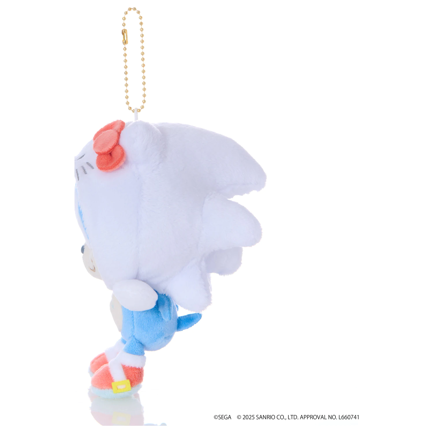 SONIC & FRIENDS x SANRIO Sonic x Hello Kitty maskota plišasta igrača 8 cm fotografija izdelka