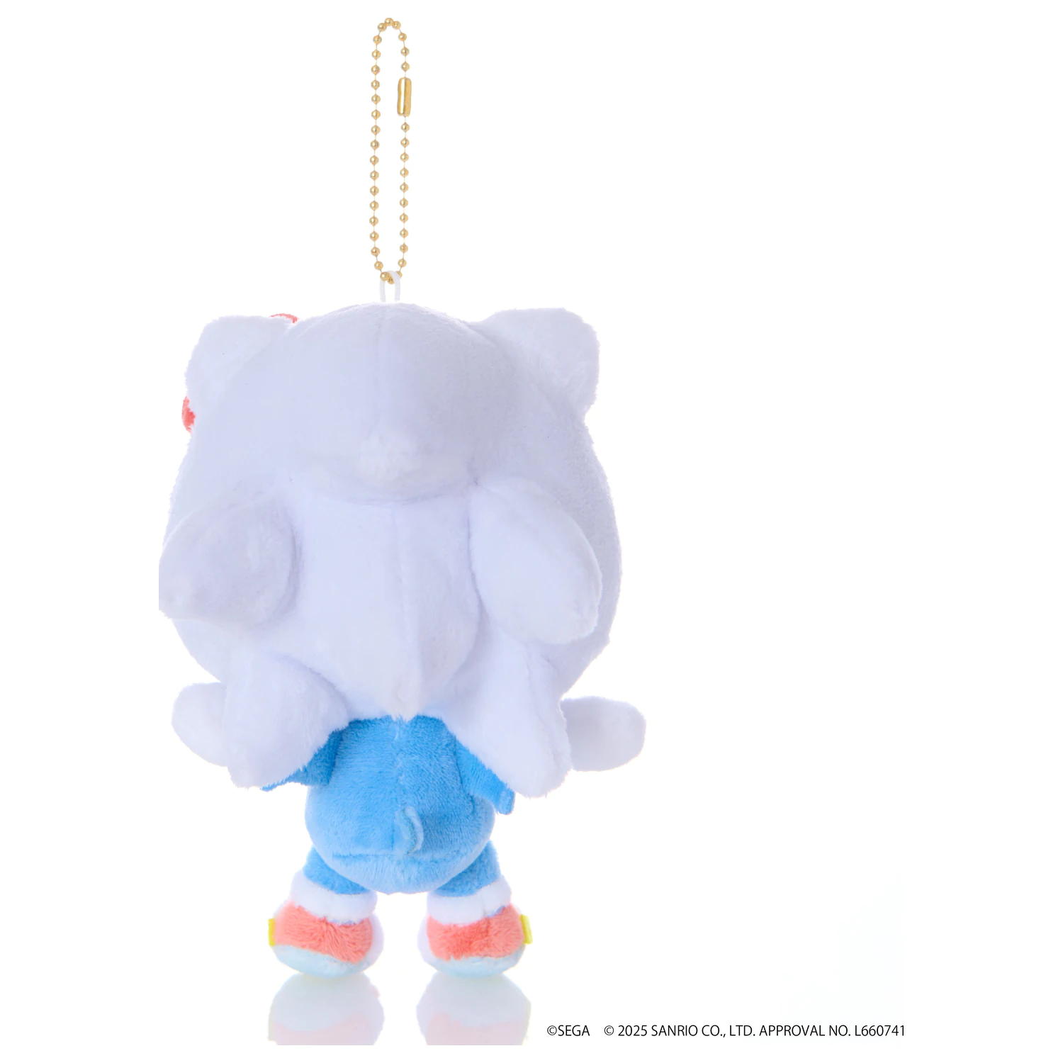 SONIC & FRIENDS x SANRIO Sonic x Hello Kitty maskota plišasta igrača 8 cm fotografija izdelka