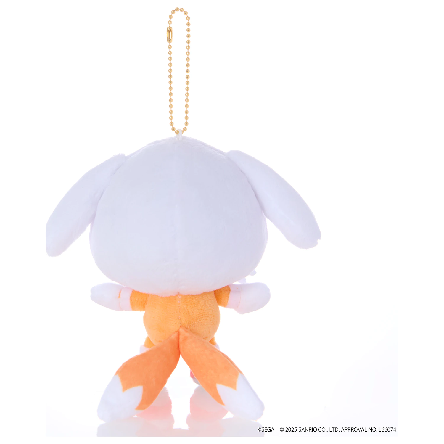SONIC & FRIENDS x SANRIO Tails x Cinnamoroll Plišasta maskota 8 cm fotografija izdelka